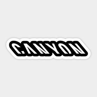 ''CANYON'' Sticker